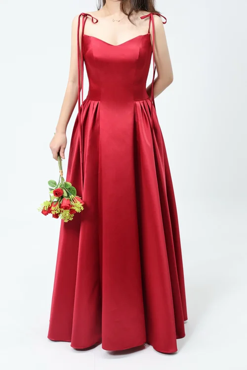 레드 프린세스 드레스 상품 이미지